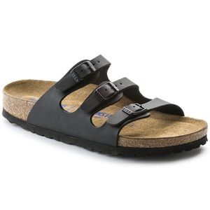 NEW - Birkenstock - Florida - Birko-Flor - Black - SEE Sizing Photo